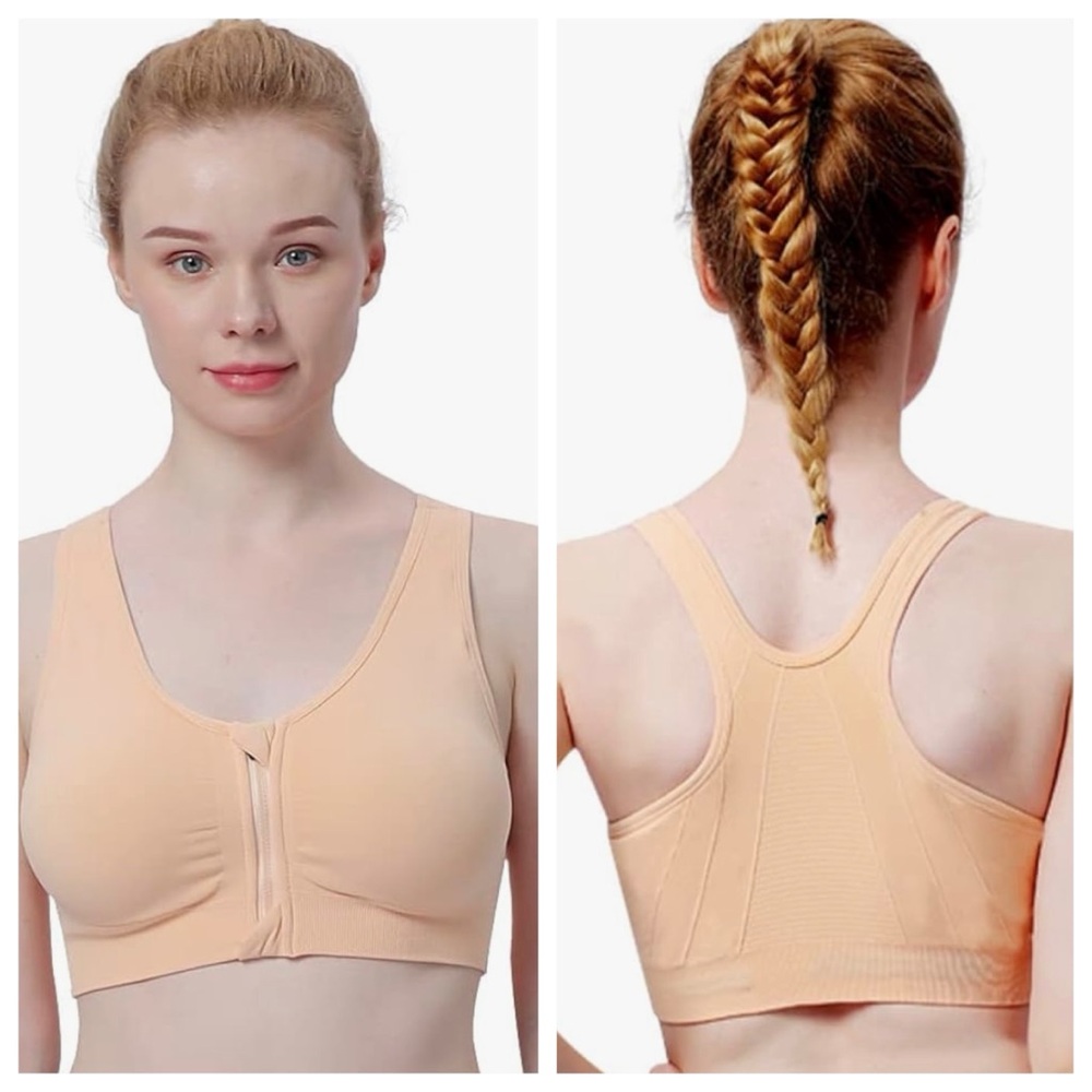 Set of 6 Amazon Women's Wireless Sports/Post-Surgery bras - Picture 5 of 8